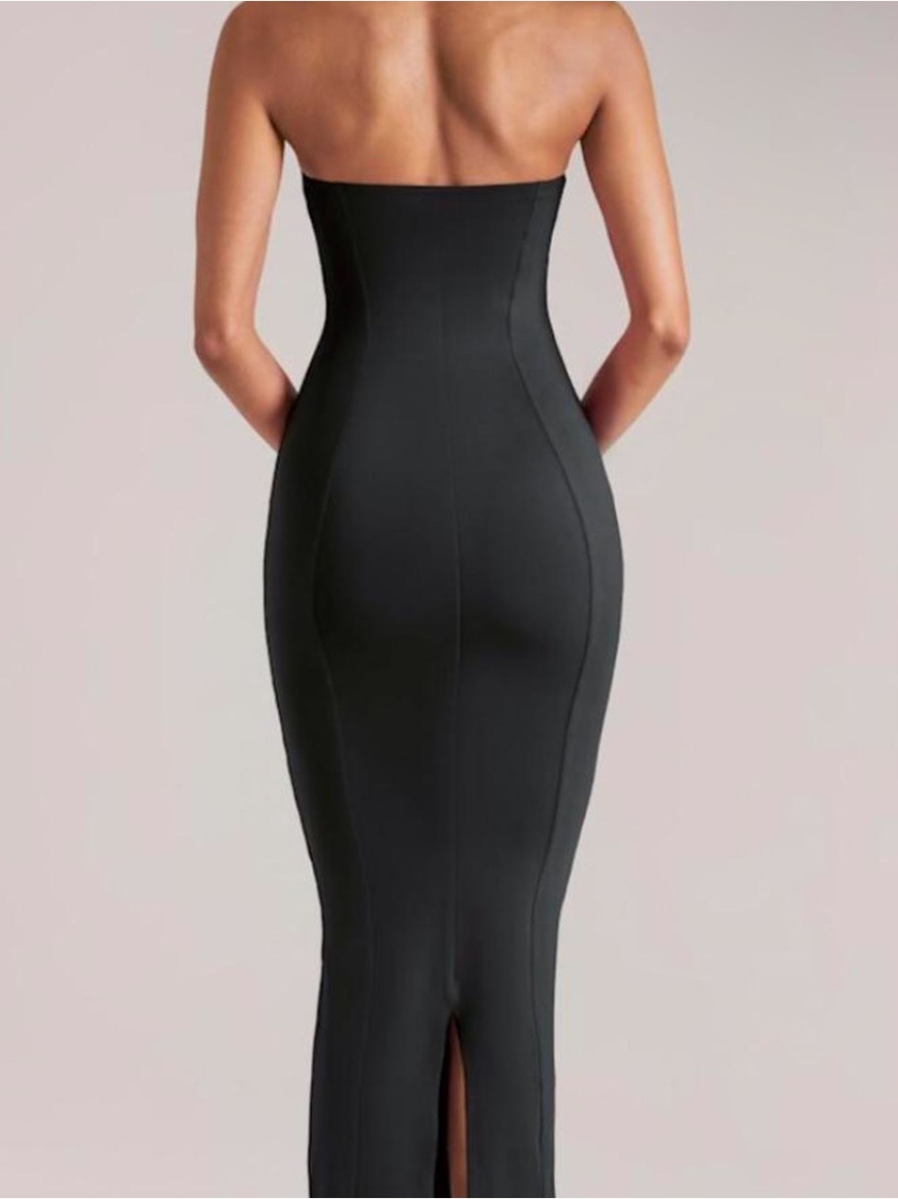 Oh Polly Black Maxi Dress - Picture 2 of 3